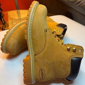 Glorysafe Men's Work Boot with Soft Toe - Waterproof & Slip Resistant 6”size11.5